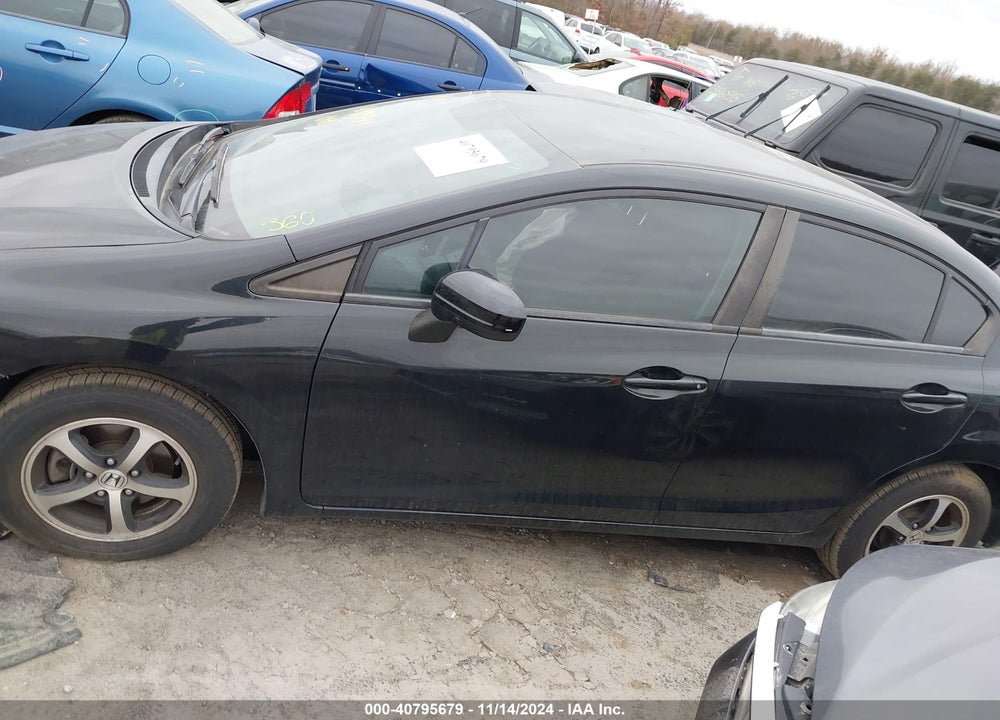 2015 HONDA CIVIC SE VIN: 19XFB2F78FE702409
