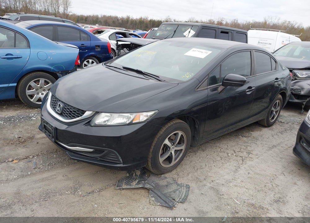 2015 HONDA CIVIC SE VIN: 19XFB2F78FE702409