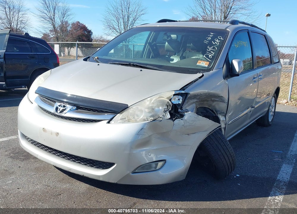 2008 TOYOTA SIENNA LIMITED VIN: 5TDBK22C08S012695