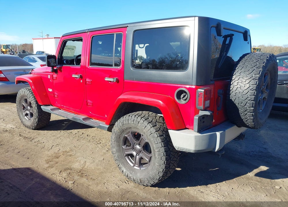 2013 JEEP WRANGLER UNLIMITED SAHARA VIN: 1C4BJWEG5DL706951