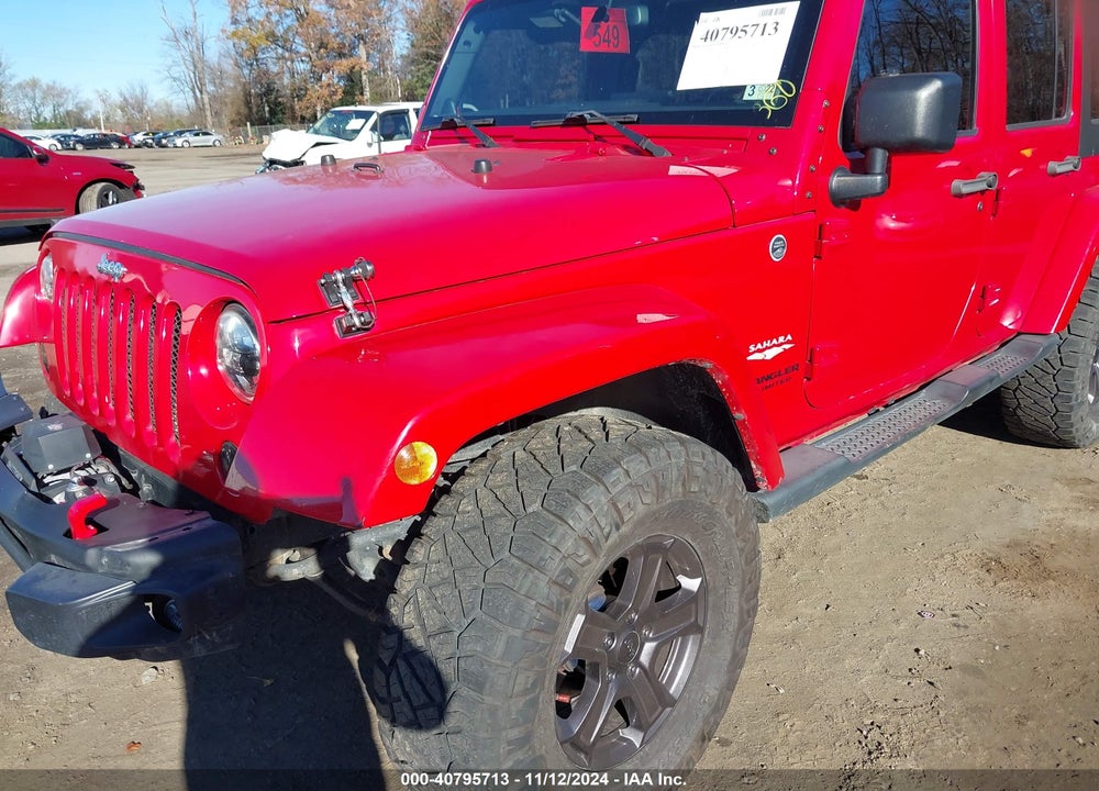 2013 JEEP WRANGLER UNLIMITED SAHARA VIN: 1C4BJWEG5DL706951