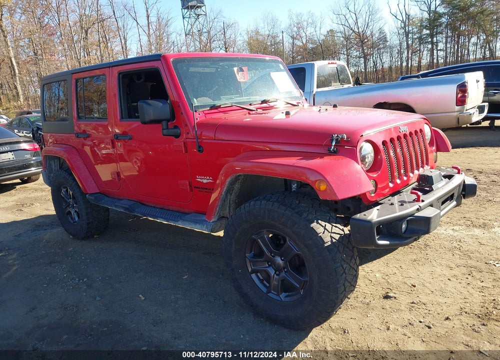 2013 JEEP WRANGLER UNLIMITED SAHARA VIN: 1C4BJWEG5DL706951