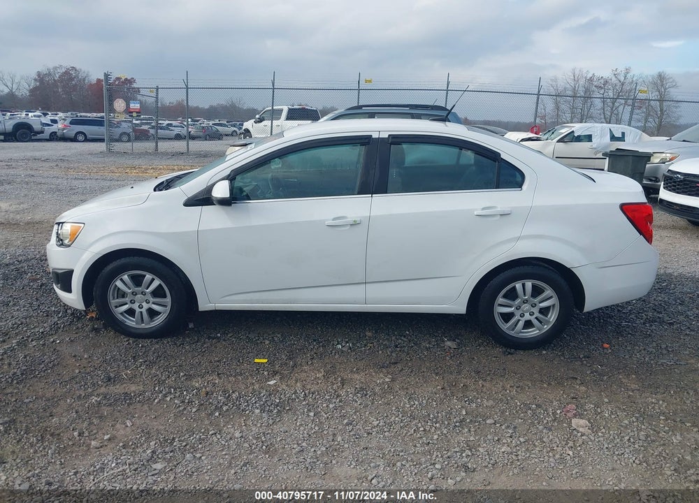 2014 CHEVROLET SONIC LT AUTO VIN: 1G1JC5SH9E4193589