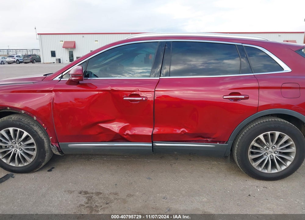 2017 LINCOLN MKX SELECT VIN: 2LMPJ6KR5HBL16823