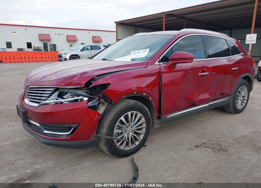 2017 LINCOLN MKX SELECT VIN: 2LMPJ6KR5HBL16823