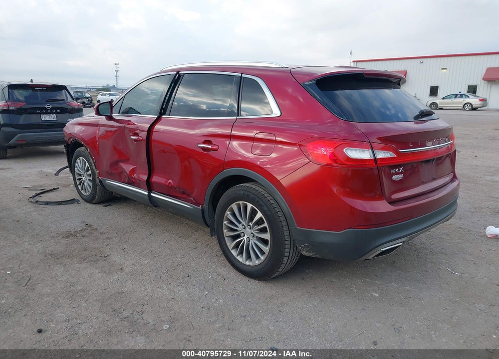 2017 LINCOLN MKX SELECT VIN: 2LMPJ6KR5HBL16823