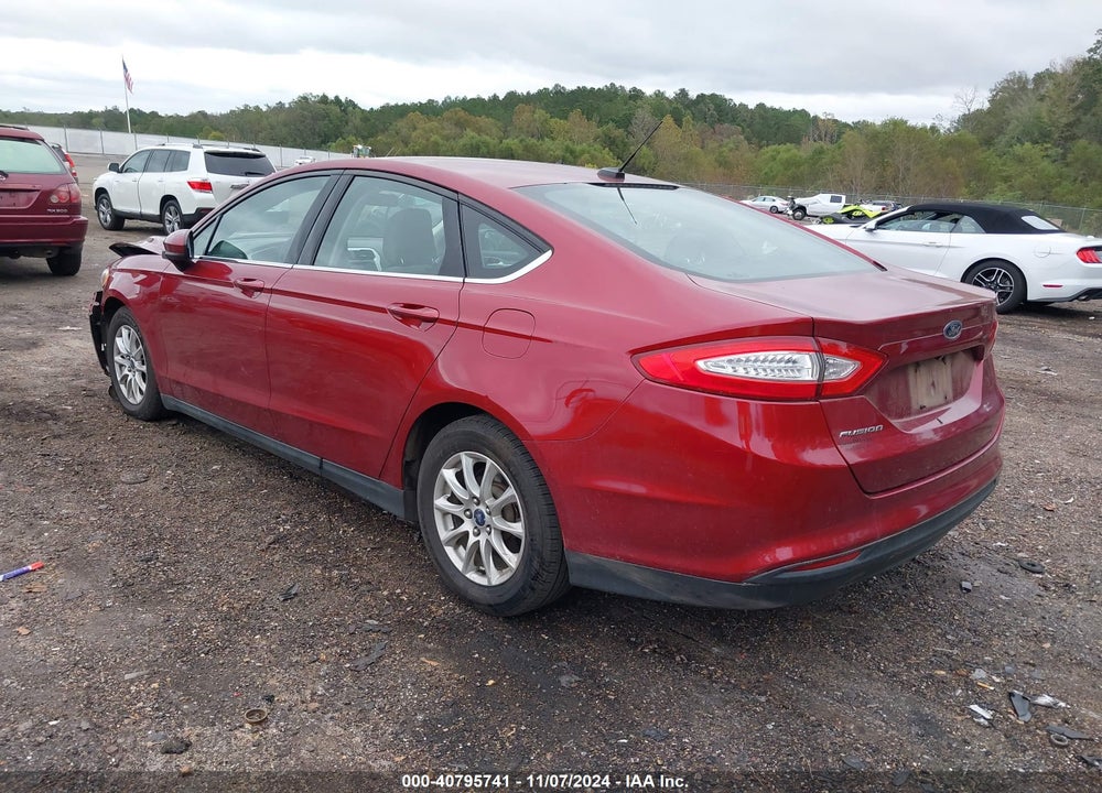 2015 FORD FUSION S VIN: 3FA6P0G77FR123530