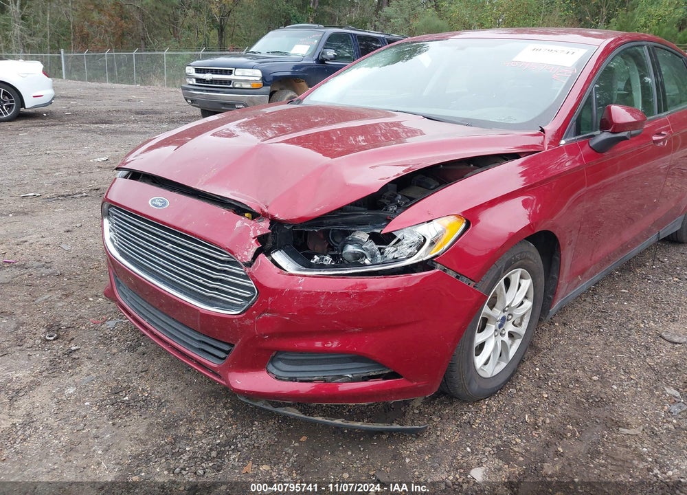 2015 FORD FUSION S VIN: 3FA6P0G77FR123530
