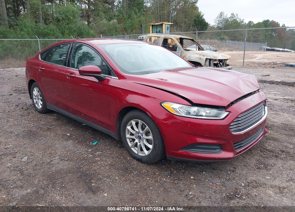 2015 FORD FUSION S VIN: 3FA6P0G77FR123530