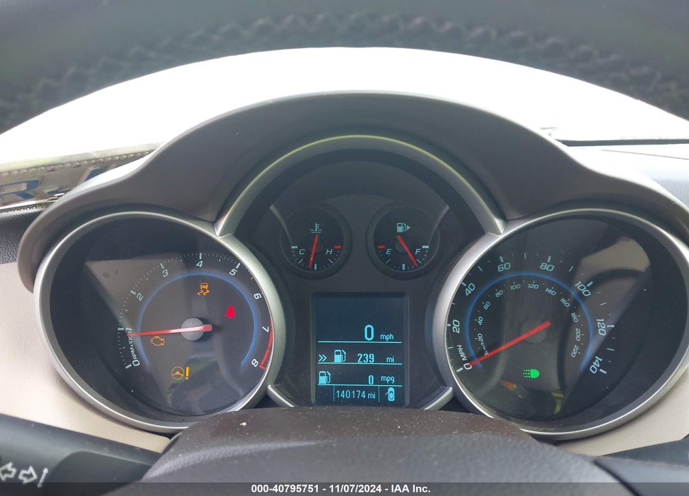 2012 CHEVROLET CRUZE 2LT VIN: 1G1PG5SC5C7224867