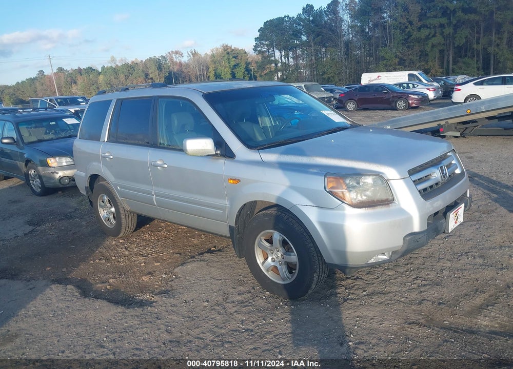 2007 HONDA PILOT EX-L VIN: 5FNYF18727B012770