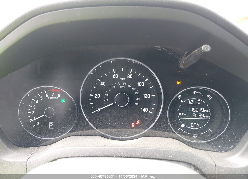 2016 HONDA HR-V EX VIN: 3CZRU6H53GM709134