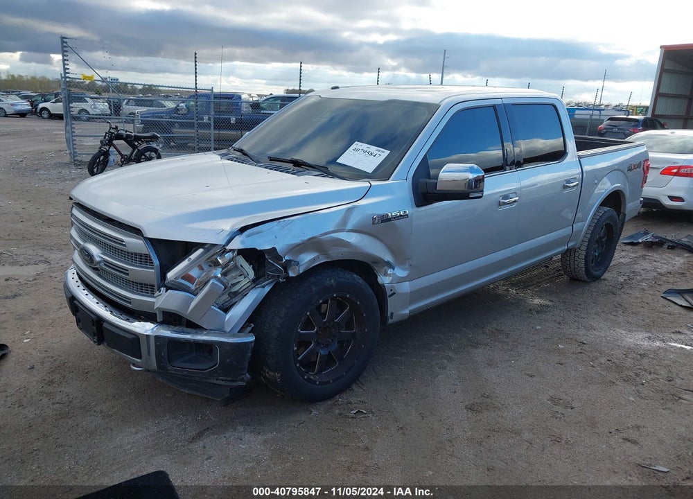 2016 FORD F-150 PLATINUM VIN: 1FTEW1EF4GFA72298