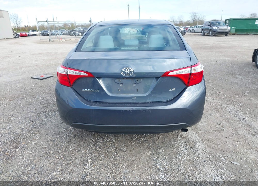 2015 TOYOTA COROLLA LE VIN: 2T1BURHE5FC436410