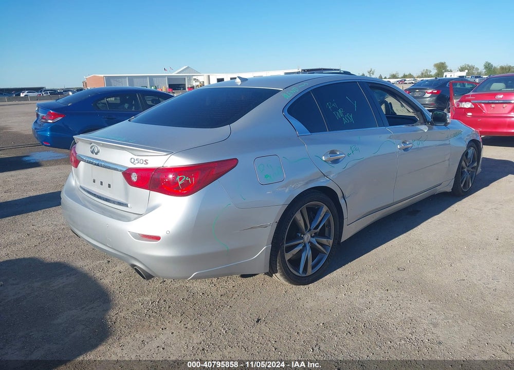 2015 INFINITI Q50 SPORT VIN: JN1BV7AP3FM341623