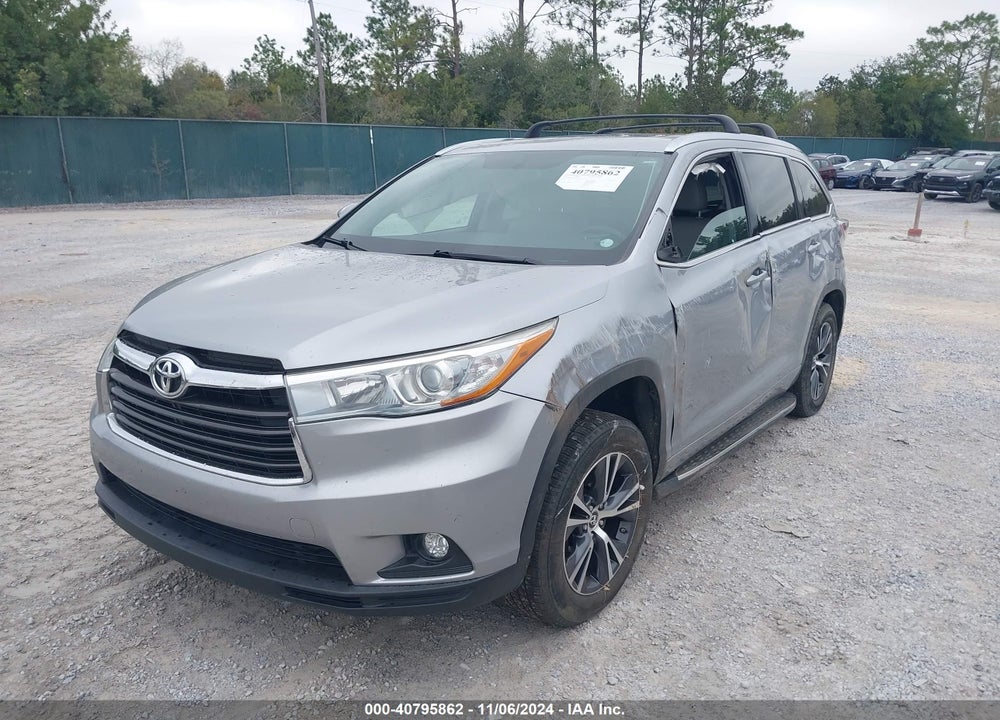 2016 TOYOTA HIGHLANDER XLE V6 VIN: 5TDKKRFH7GS507151