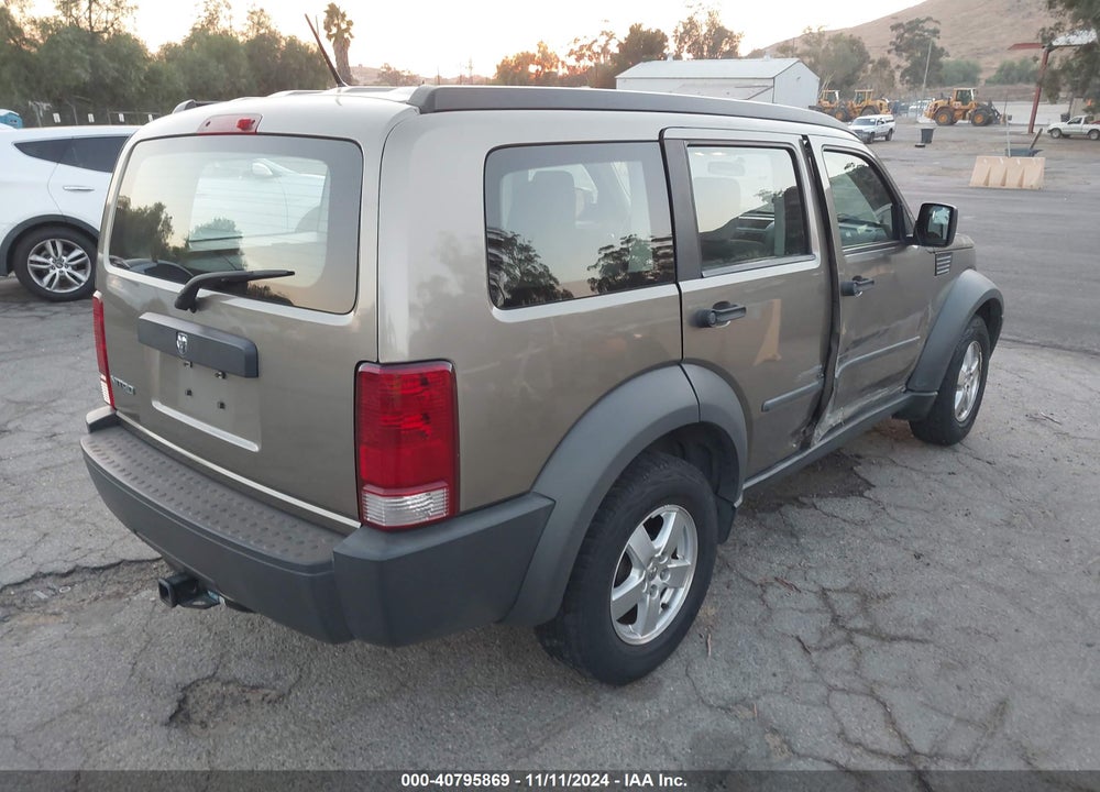 2007 DODGE NITRO SXT VIN: 1D8GT28K97W596533