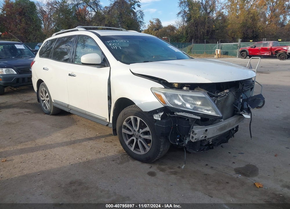 2013 NISSAN PATHFINDER SL VIN: 5N1AR2MM9DC602866