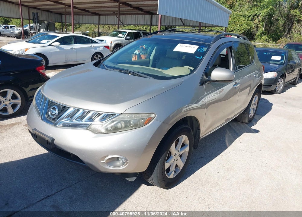 2010 NISSAN MURANO SL VIN: JN8AZ1MW6AW114893