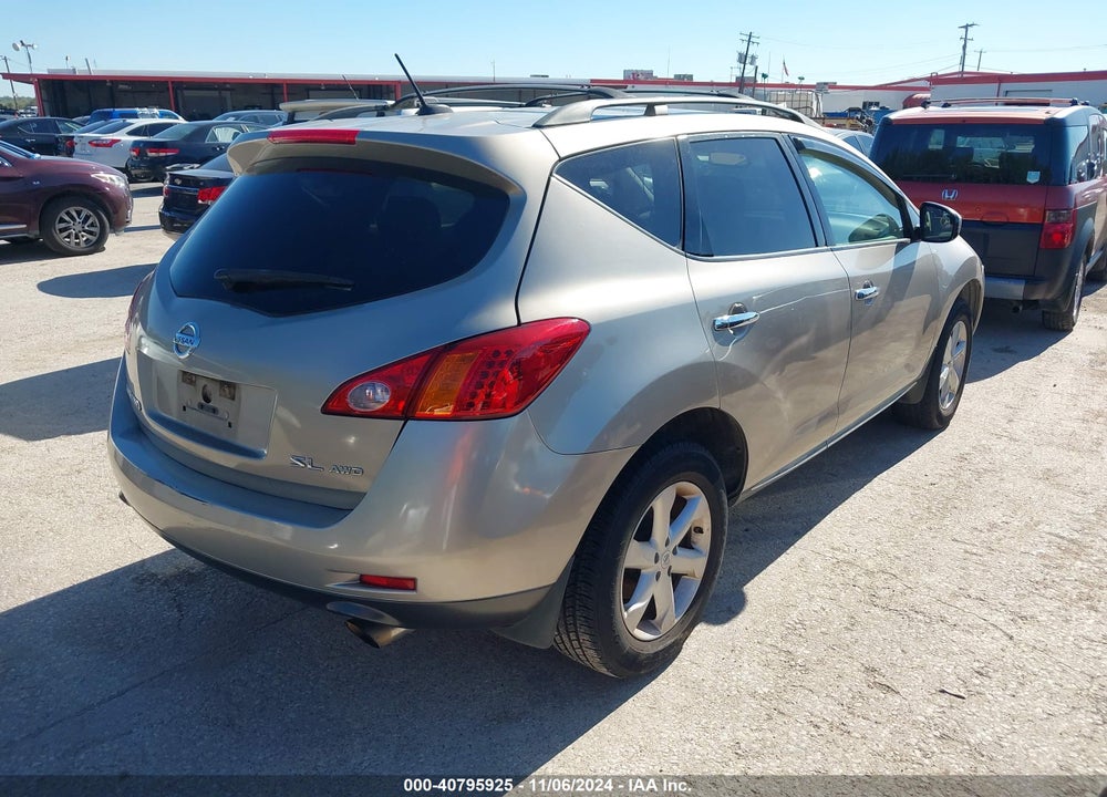 2010 NISSAN MURANO SL VIN: JN8AZ1MW6AW114893