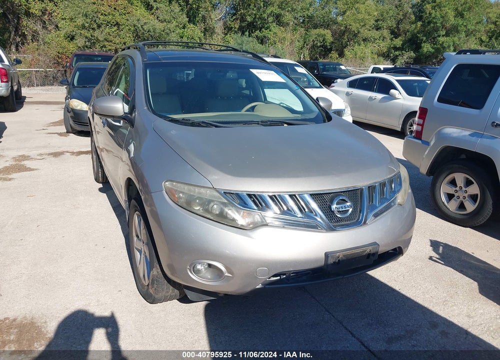 2010 NISSAN MURANO SL VIN: JN8AZ1MW6AW114893