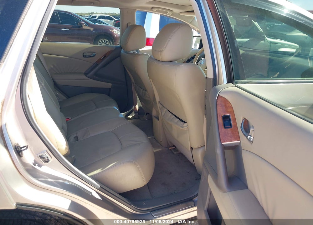 2010 NISSAN MURANO SL VIN: JN8AZ1MW6AW114893