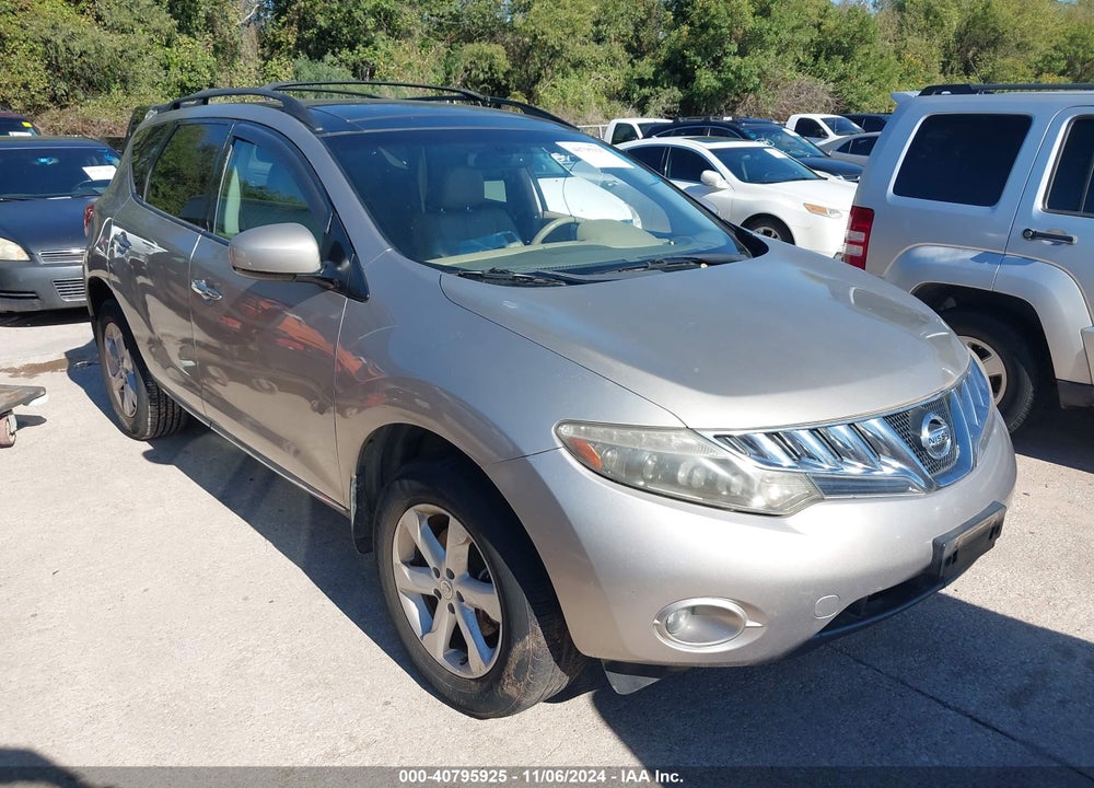 2010 NISSAN MURANO SL VIN: JN8AZ1MW6AW114893