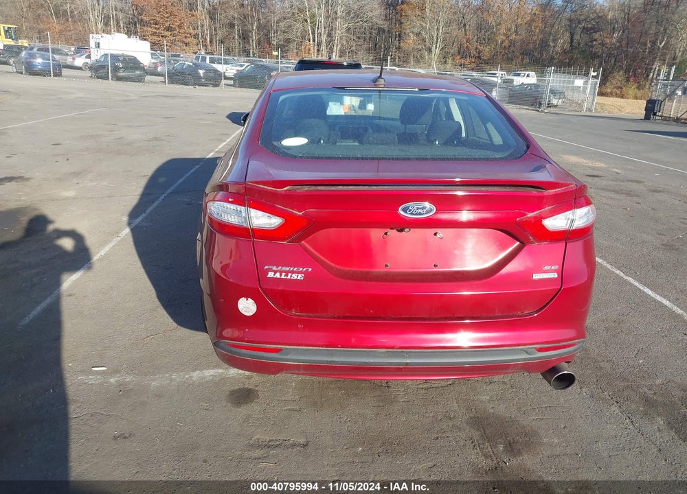 2015 FORD FUSION SE VIN: 1FA6P0HD8F5119655