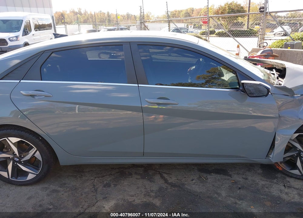 2022 HYUNDAI ELANTRA SEL VIN: KMHLN4AG6NU344834