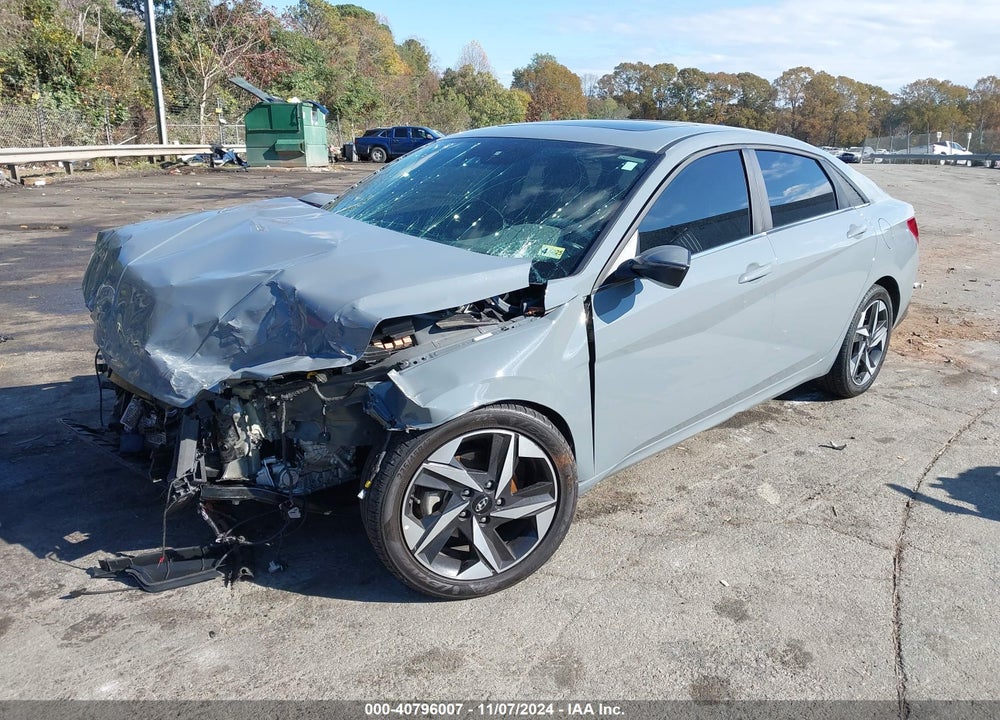 2022 HYUNDAI ELANTRA SEL VIN: KMHLN4AG6NU344834