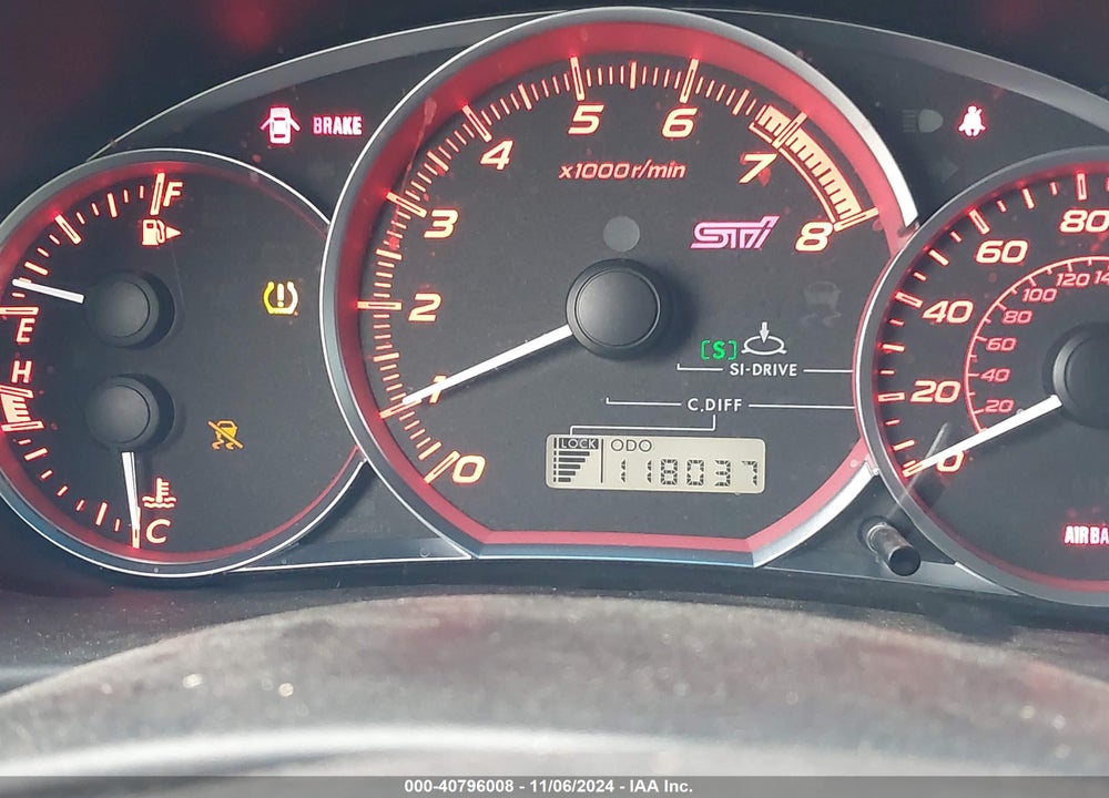 2011 SUBARU IMPREZA WRX STI VIN: JF1GV8J65BL523569