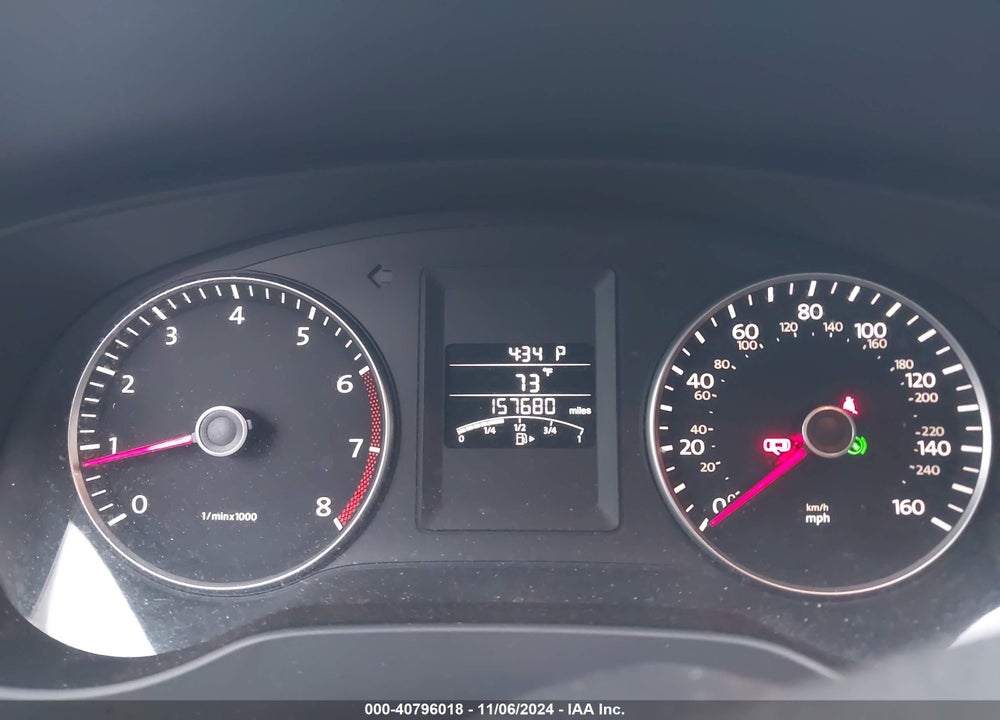 2012 VOLKSWAGEN JETTA 2.5L SE VIN: 3VWDP7AJ3CM301681