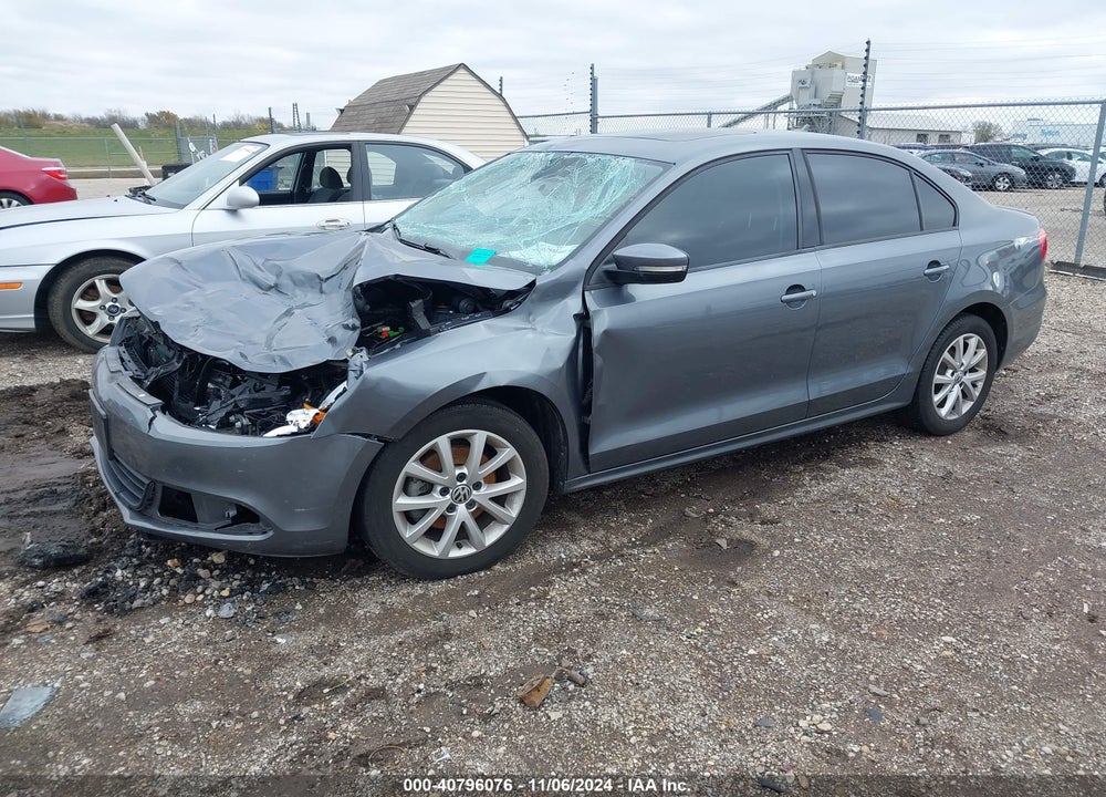 2012 VOLKSWAGEN JETTA 2.5L SE VIN: 3VWDP7AJ6CM405565