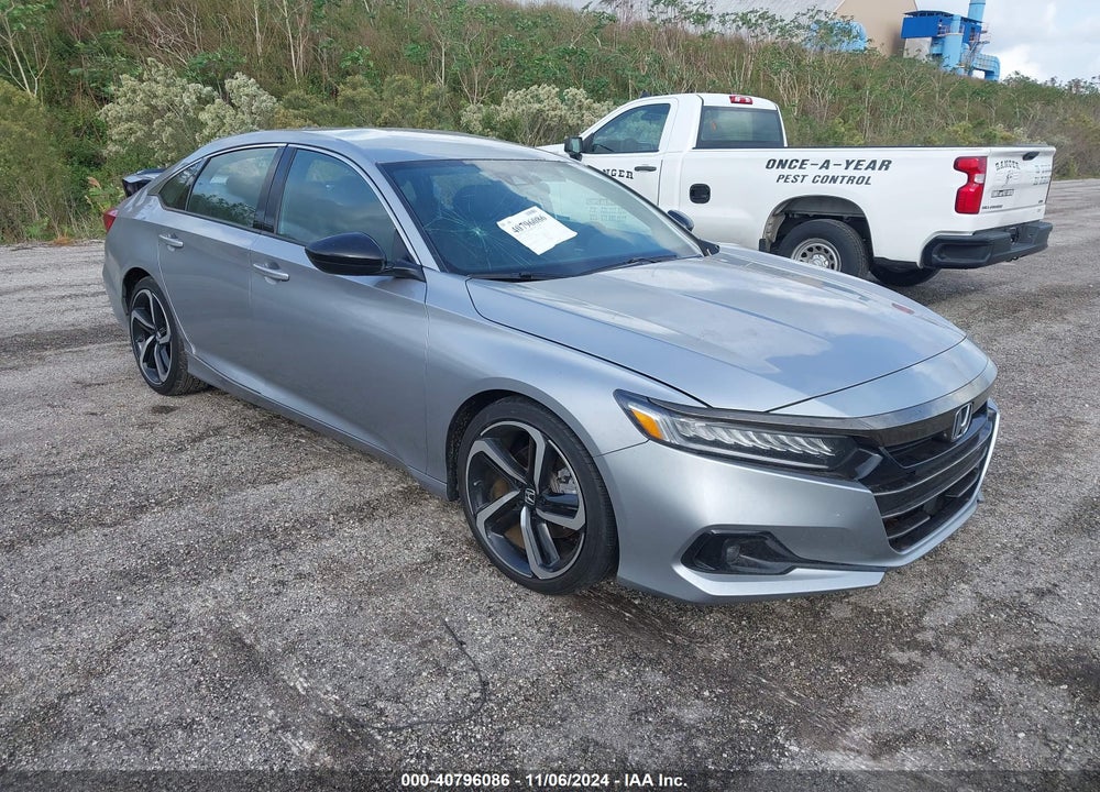 2021 HONDA ACCORD SPORT VIN: 1HGCV1F39MA115137