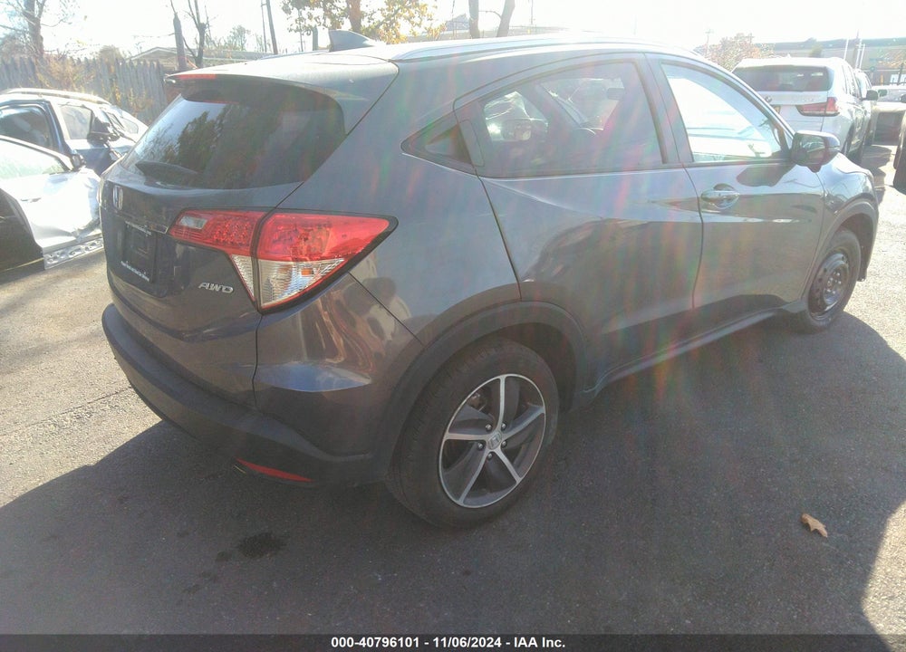 2022 HONDA HR-V AWD EX VIN: 3CZRU6H51NM743800