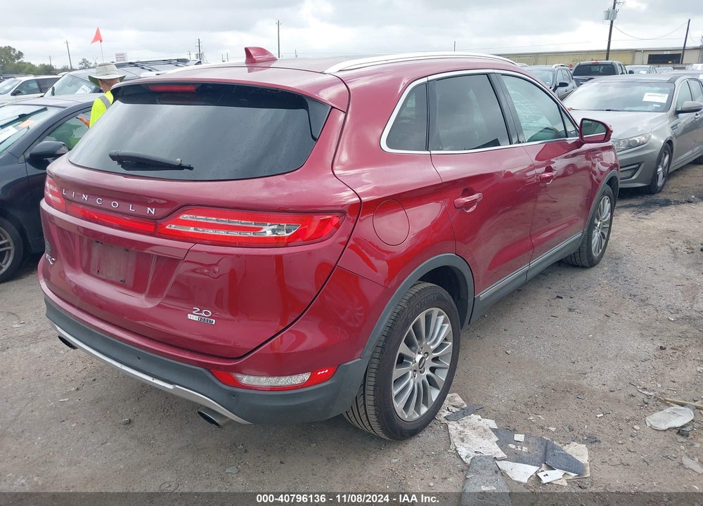 2016 LINCOLN MKC RESERVE VIN: 5LMCJ3C99GUJ03614