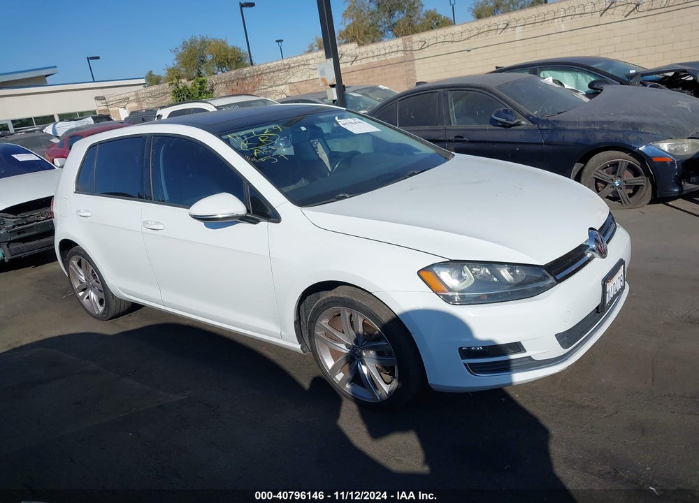 2015 VOLKSWAGEN GOLF TSI SEL 4-DOOR VIN: 3VW217AU4FM075089