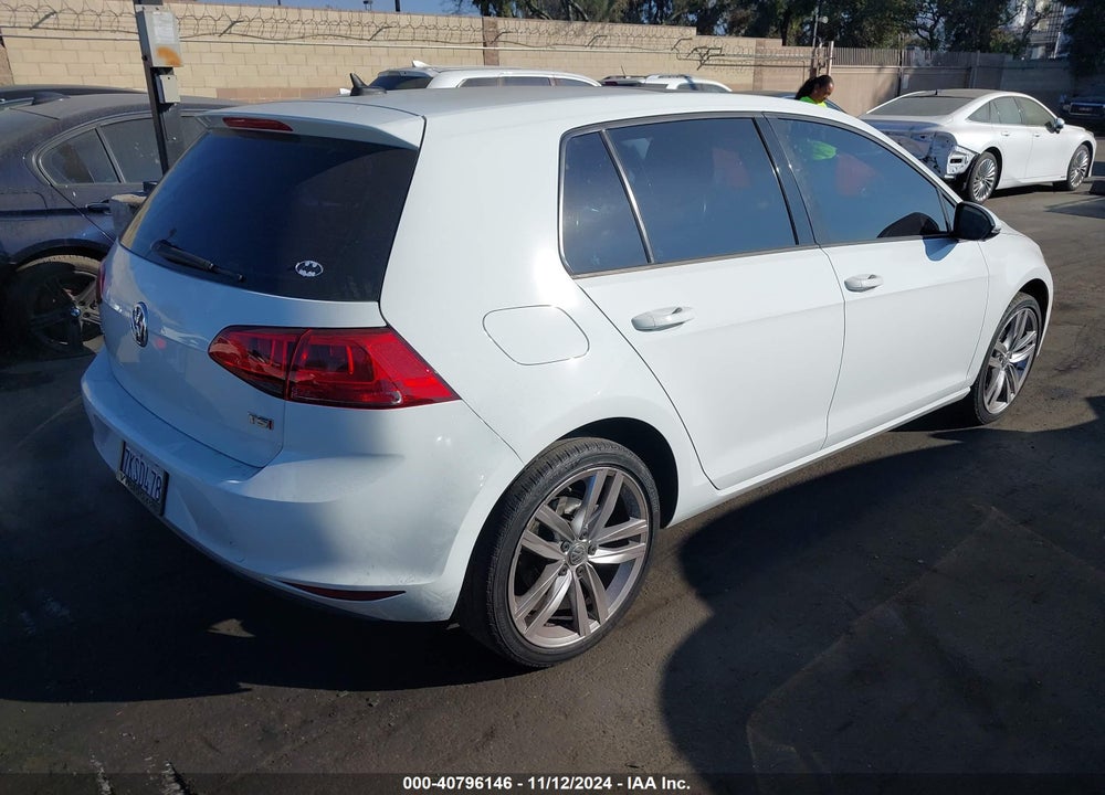 2015 VOLKSWAGEN GOLF TSI SEL 4-DOOR VIN: 3VW217AU4FM075089