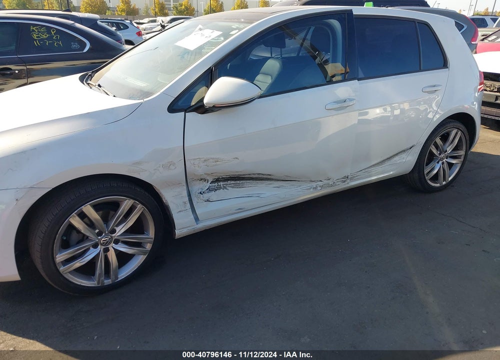 2015 VOLKSWAGEN GOLF TSI SEL 4-DOOR VIN: 3VW217AU4FM075089