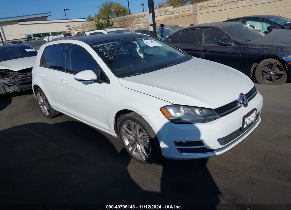2015 VOLKSWAGEN GOLF TSI SEL 4-DOOR VIN: 3VW217AU4FM075089