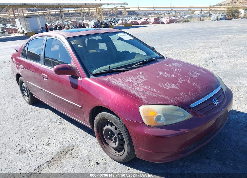2002 HONDA CIVIC EX VIN: 2HGES26752H561293