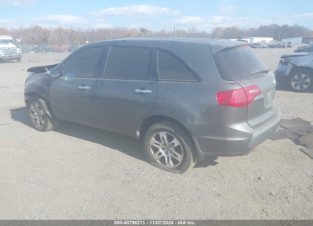 2007 ACURA MDX TECHNOLOGY PACKAGE VIN: 2HNYD28497H524760