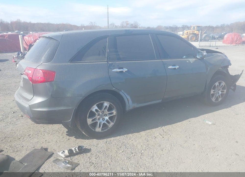 2007 ACURA MDX TECHNOLOGY PACKAGE VIN: 2HNYD28497H524760