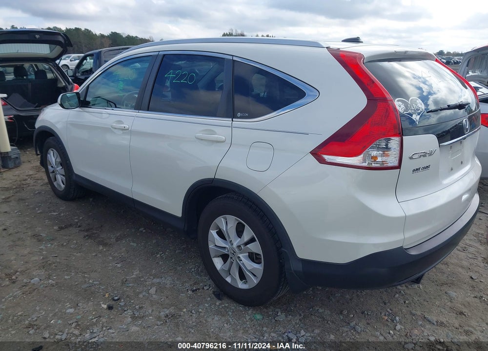 2012 HONDA CR-V EX-L VIN: 5J6RM3H70CL013648