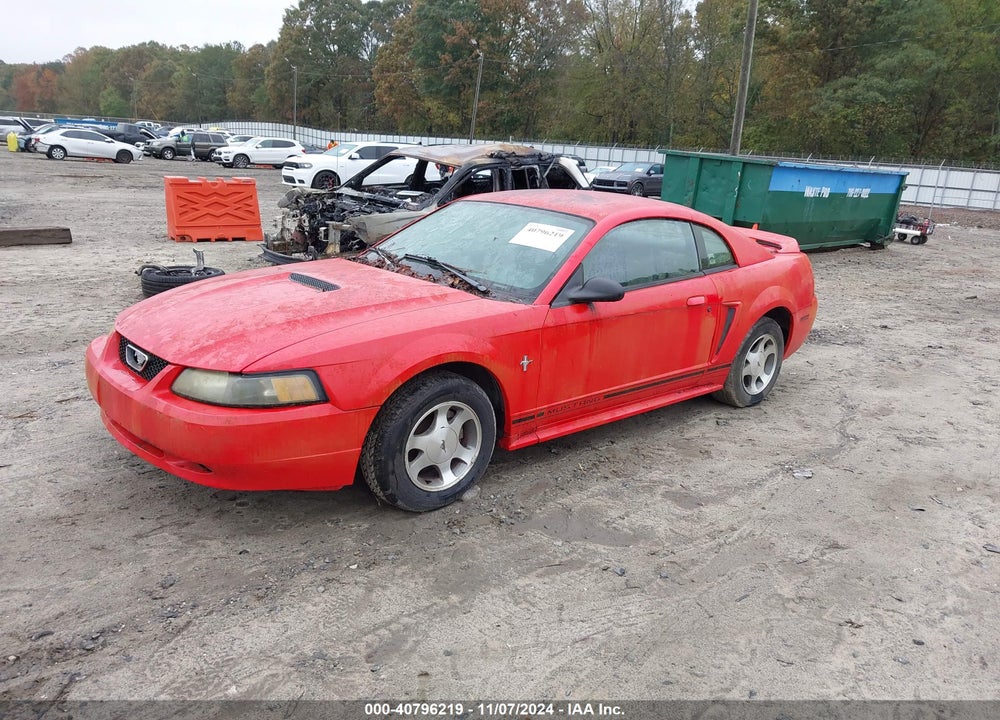 2000 FORD MUSTANG VIN: 1FAFP4047YF165557
