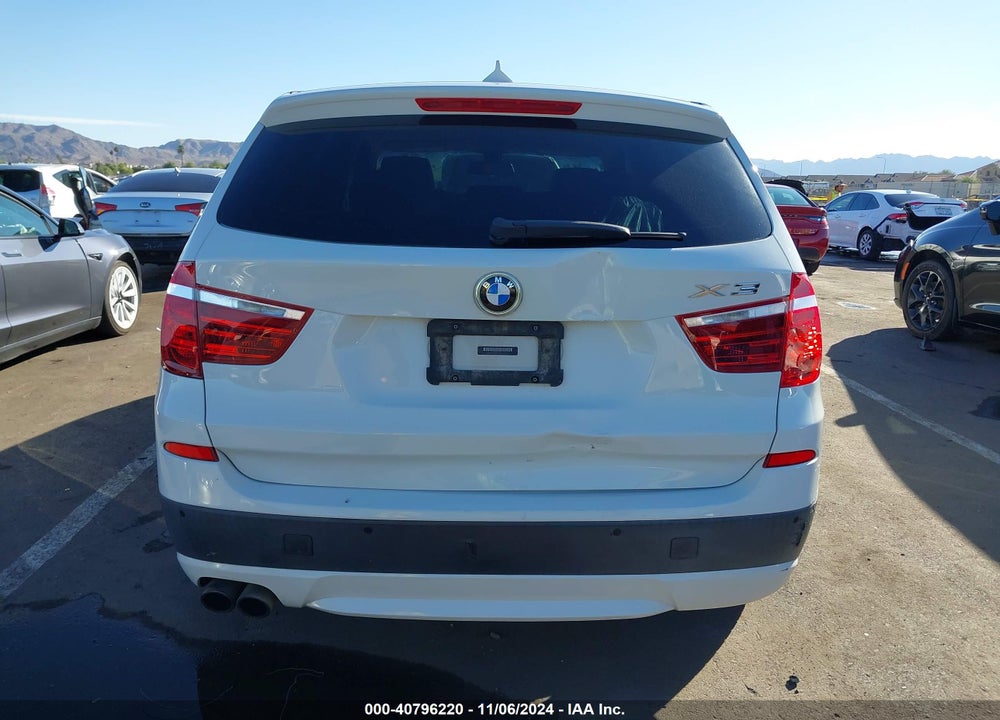 2013 BMW X3 XDRIVE28I VIN: 5UXWX9C54D0A28506