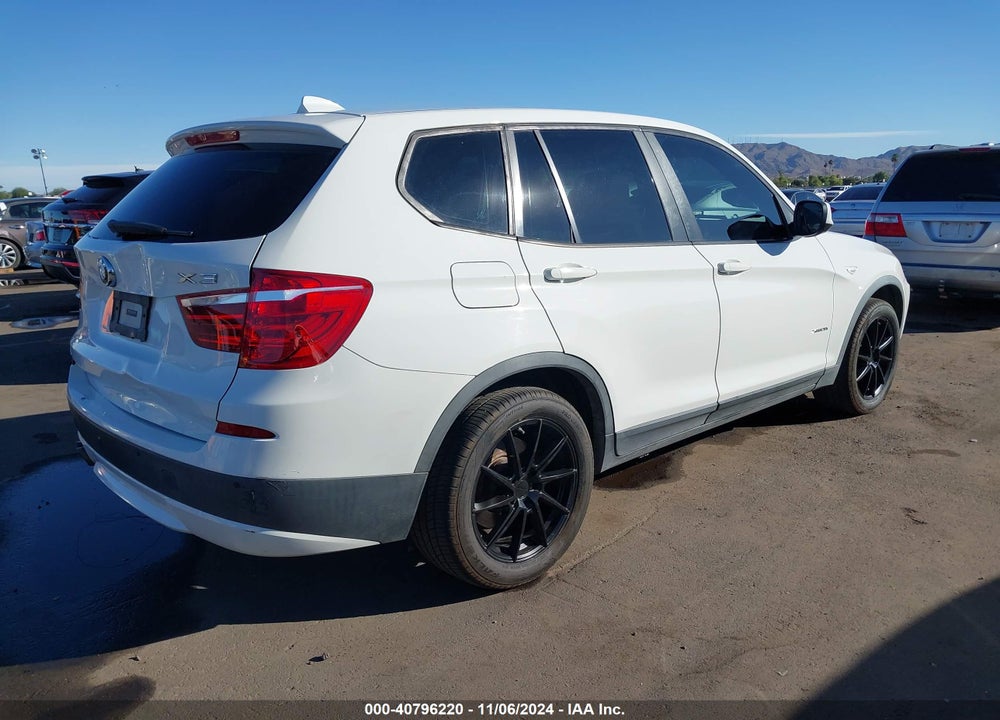 2013 BMW X3 XDRIVE28I VIN: 5UXWX9C54D0A28506