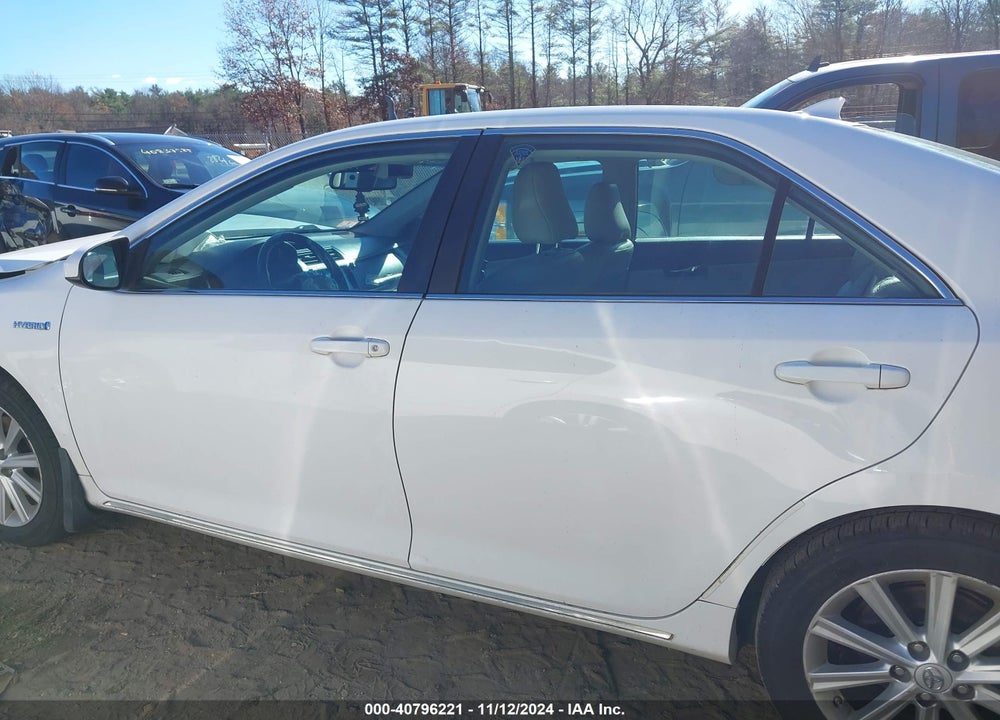 2012 TOYOTA CAMRY HYBRID XLE VIN: 4T1BD1FK0CU037926