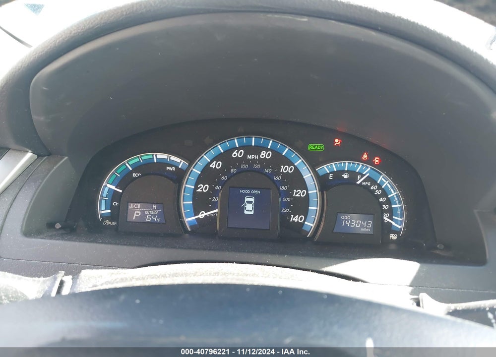 2012 TOYOTA CAMRY HYBRID XLE VIN: 4T1BD1FK0CU037926