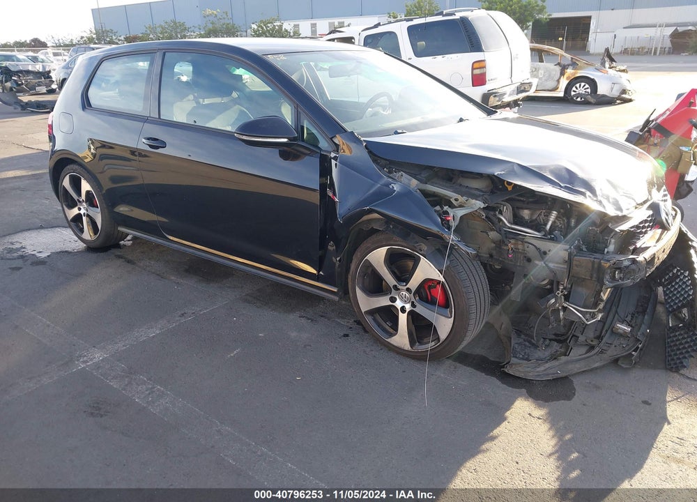 2015 VOLKSWAGEN GOLF GTI 2.0T S 2-DOOR VIN: 3VWYT7AU5FM072240